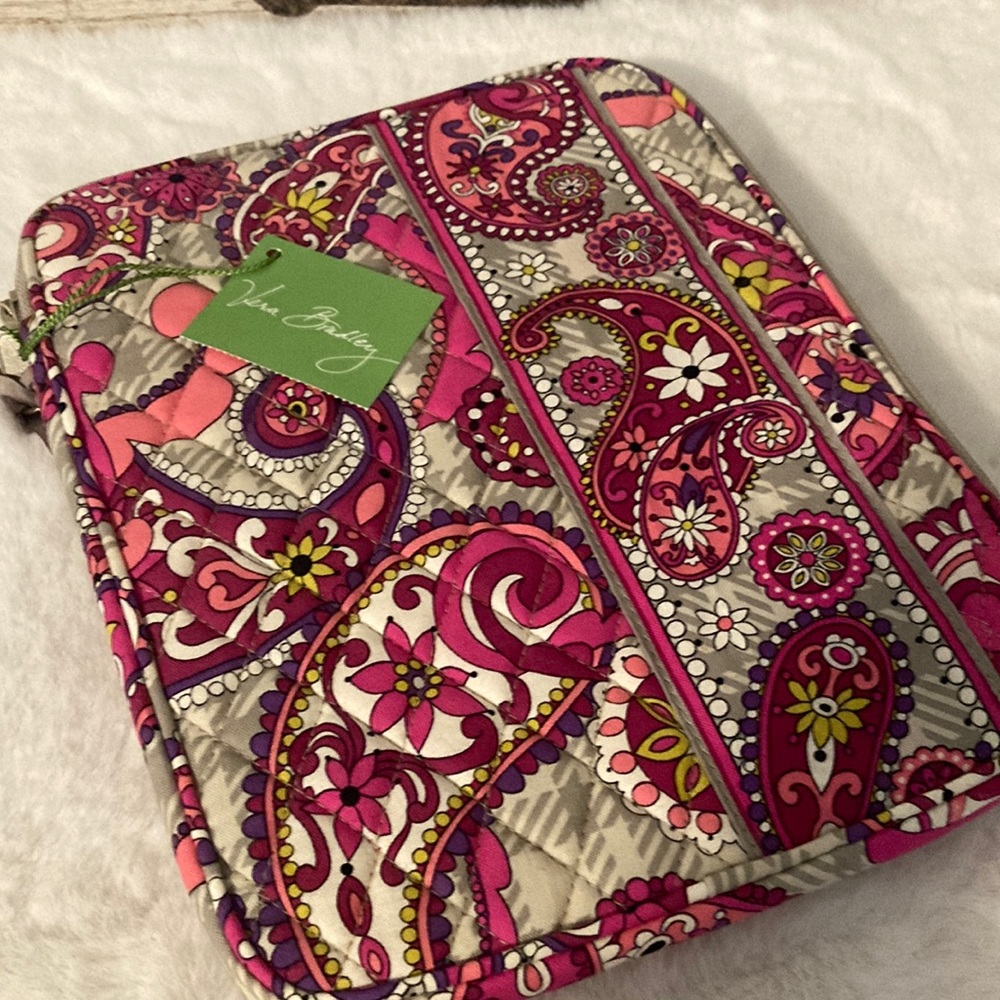 Vera Bradley Tablet Sleeve Paisley Meets Plaid
